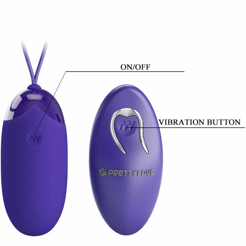 PRETTY LOVE - BERGER YOUTH HUEVO VIBRADOR CONTROL REMOTO VIOLETA - Imagen 8