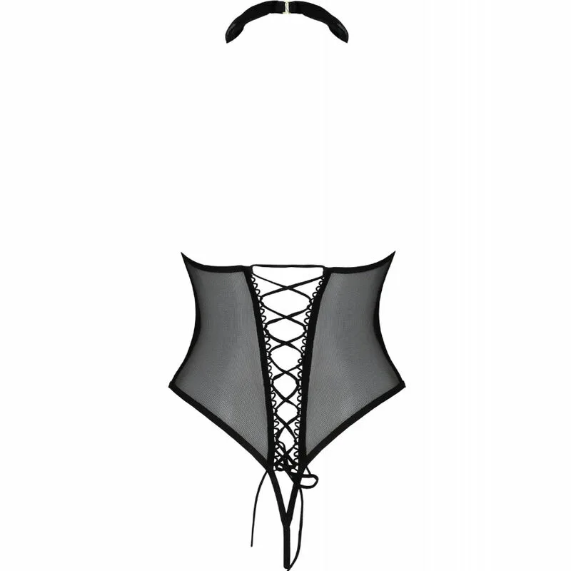 PASSION - TRISHA BODY ABIERTO NEGRO S/M - Imagen 4