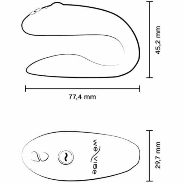 WE-VIBE - SYNC GO ESTIMULADOR DUAL TURQUESA - Imagen 3