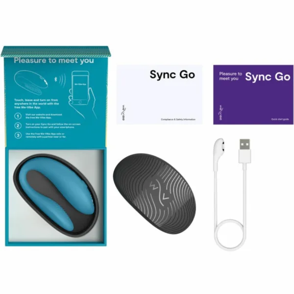 WE-VIBE - SYNC GO ESTIMULADOR DUAL TURQUESA - Imagen 4