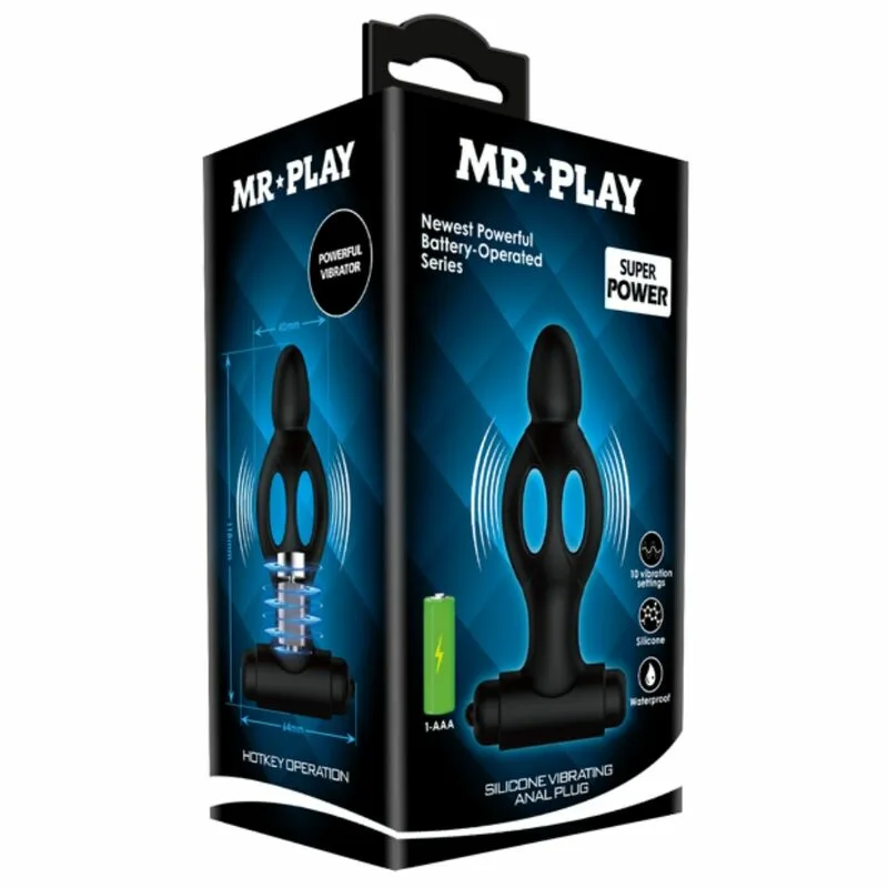 MR PLAY - PLUG ANAL DE SILICONA CON VIBRACIÓN - Imagen 7