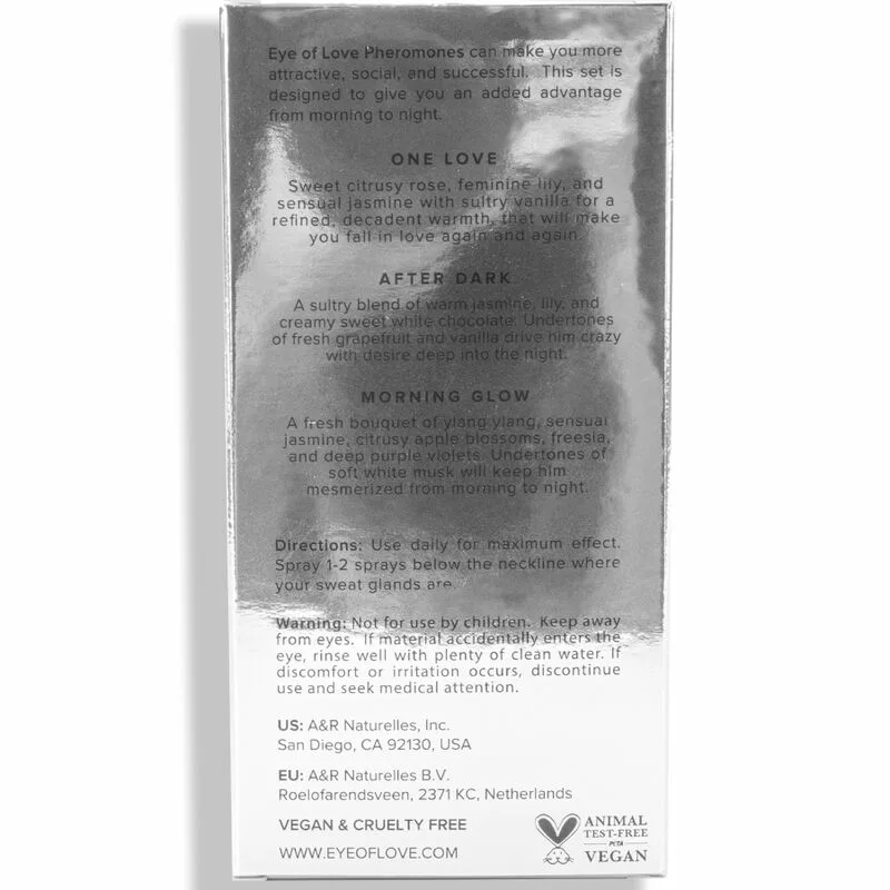 EYE OF LOVE - EOL PHR PERFUME 10 ML SET/3 - MORNING GLOW, ONE LOVE, AFTER DARK - Imagen 3