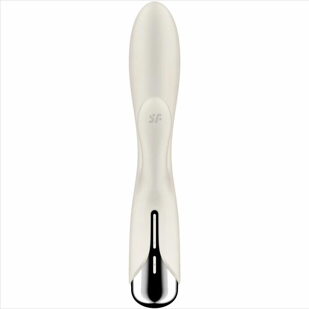 SATISFYER - SPINNING RABBIT 1 ESTIMULACION CLITORIS Y PUNTO G BEIGE - Imagen 2