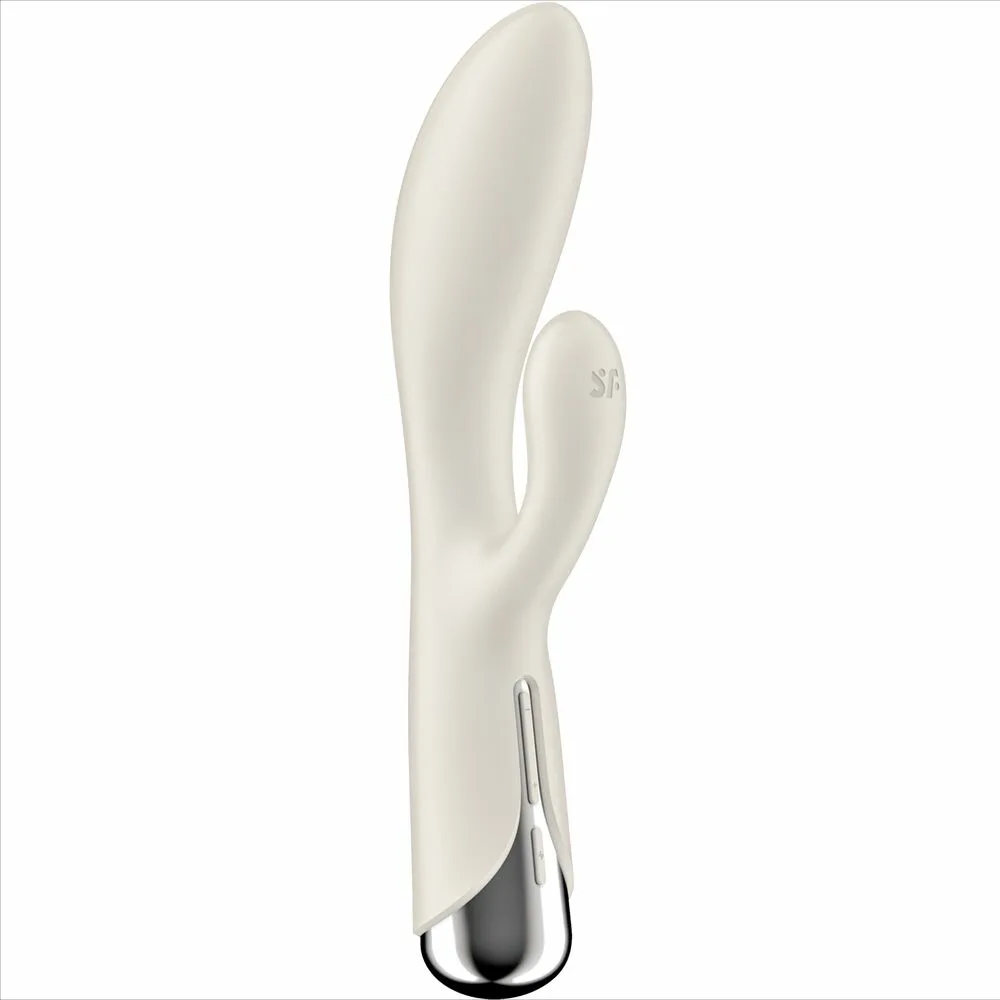 SATISFYER - SPINNING RABBIT 1 ESTIMULACION CLITORIS Y PUNTO G BEIGE