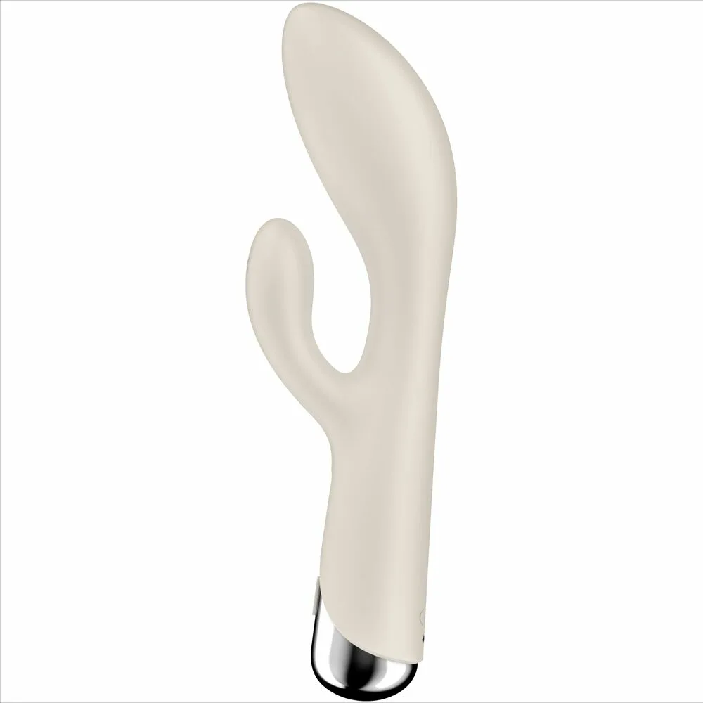SATISFYER - SPINNING RABBIT 1 ESTIMULACION CLITORIS Y PUNTO G BEIGE - Imagen 4