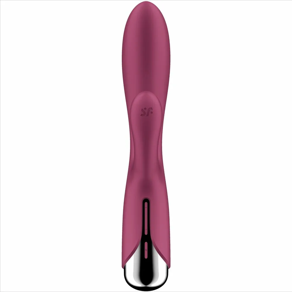 SATISFYER - SPINNING RABBIT 1 ESTIMULACION CLITORIS Y PUNTO G ROJO - Imagen 2