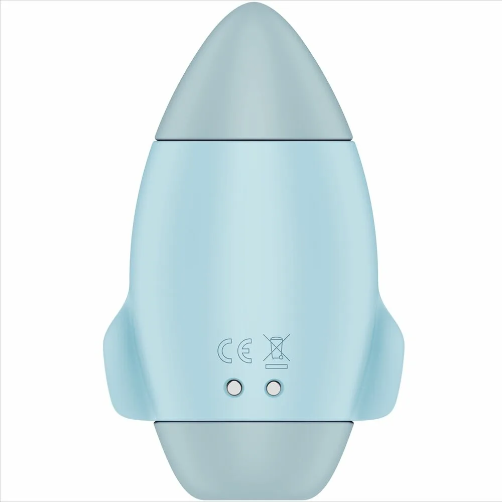 SATISFYER - MISSION CONTROL AZUL VIBRADOR PEQUEÑO DE DOBLE IMPULSO - Imagen 4