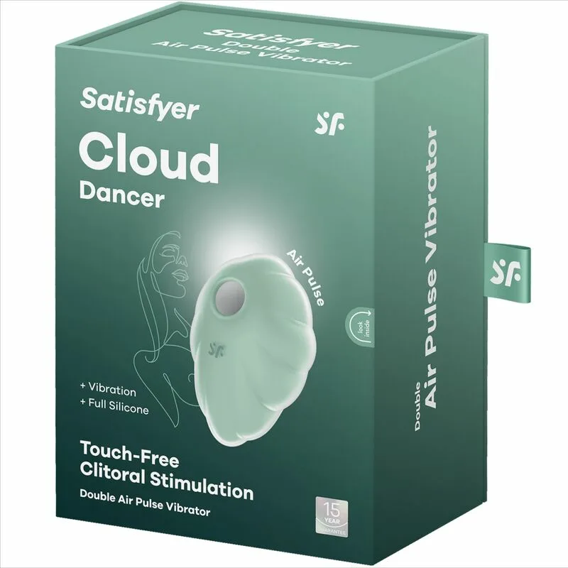 SATISFYER - CLOUD DANCER VERDE VIBRADOR AIR PULSE - Imagen 5