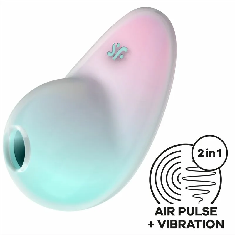 SATISFYER - PIXIE DUST AZUL ESTIMULADOR AIR PLUSE - Imagen 5