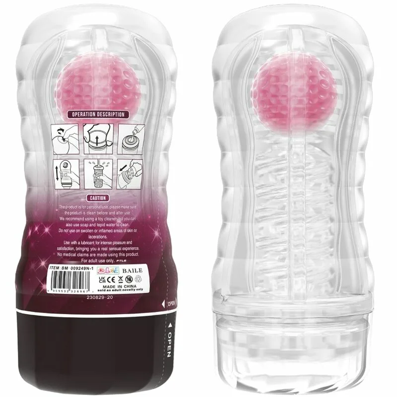 PRETTY LOVE - FUNDA MASTURBADORA ROSA - Imagen 2