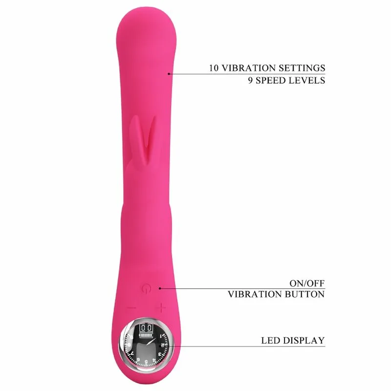 PRETTY LOVE - LAMAR VIBRADOR RABBIT & PUNTO G ROSA - Imagen 8