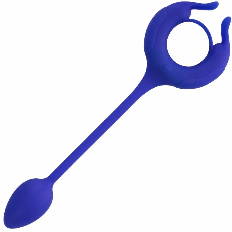 CALEXOTICS - ADMIRAL ANILLO CON PESO PARA PENE AZUL - Imagen 2