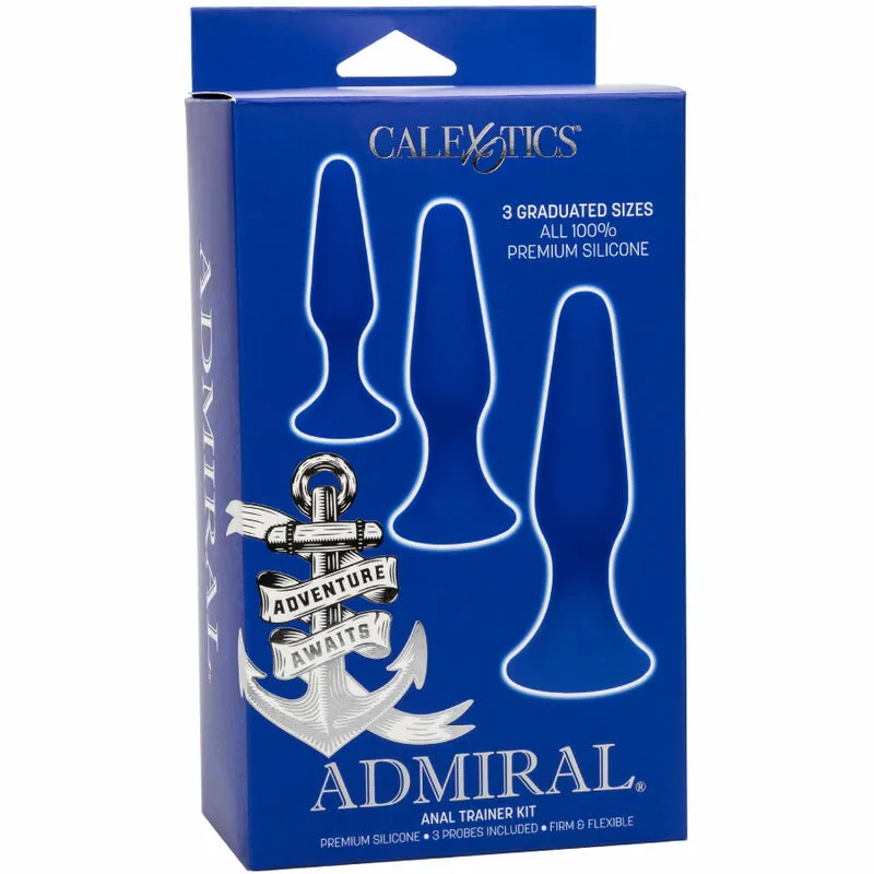 CALEXOTICS - ADMIRAL KIT 3 PLUG ANAL AZUL - Imagen 4