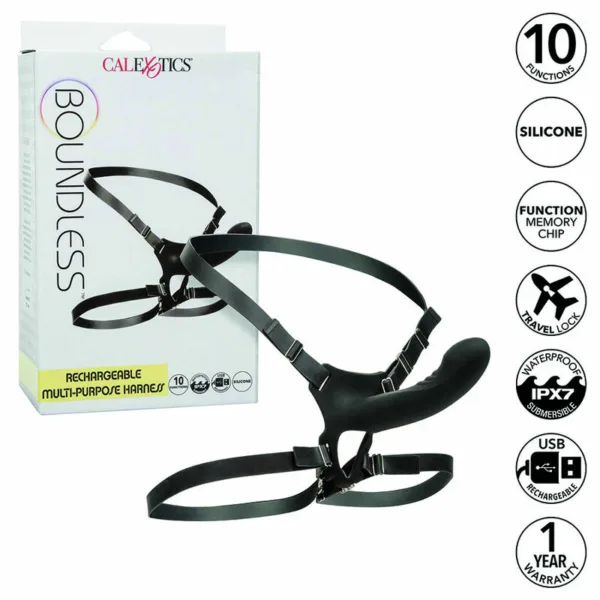 CALEXOTICS - BOUNDLESS ARNÉS RECARGABLE MULTIPOSICIÓN - Imagen 2