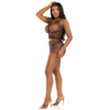 LEG AVENUE - SET CAMISETA & PANTALON REJILLA NEGRO - Imagen 6