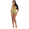 LEG AVENUE - SET CAMISETA & PANTALON REJILLA LIMA - Imagen 2