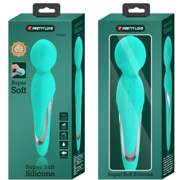 PRETTY LOVE - WALTER VIBRADOR WAND VERDE AGUA - Imagen 9