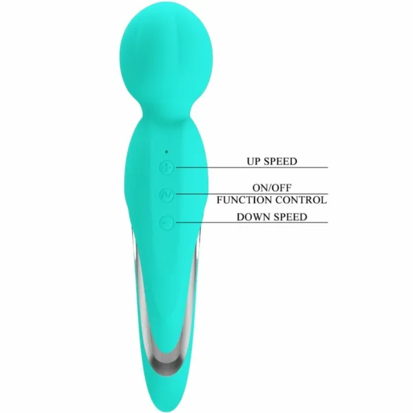 PRETTY LOVE - WALTER VIBRADOR WAND VERDE AGUA - Imagen 6