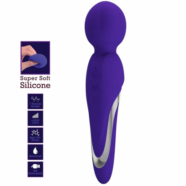 PRETTY LOVE - WALTER VIBRADOR WAND VIOLETA - Imagen 7
