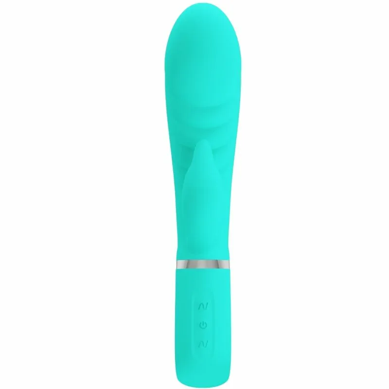 PRETTY LOVE - PRESCOTT VIBRADOR PUNTO G MULTIFUNCIÓN VERDE AGUA - Imagen 2