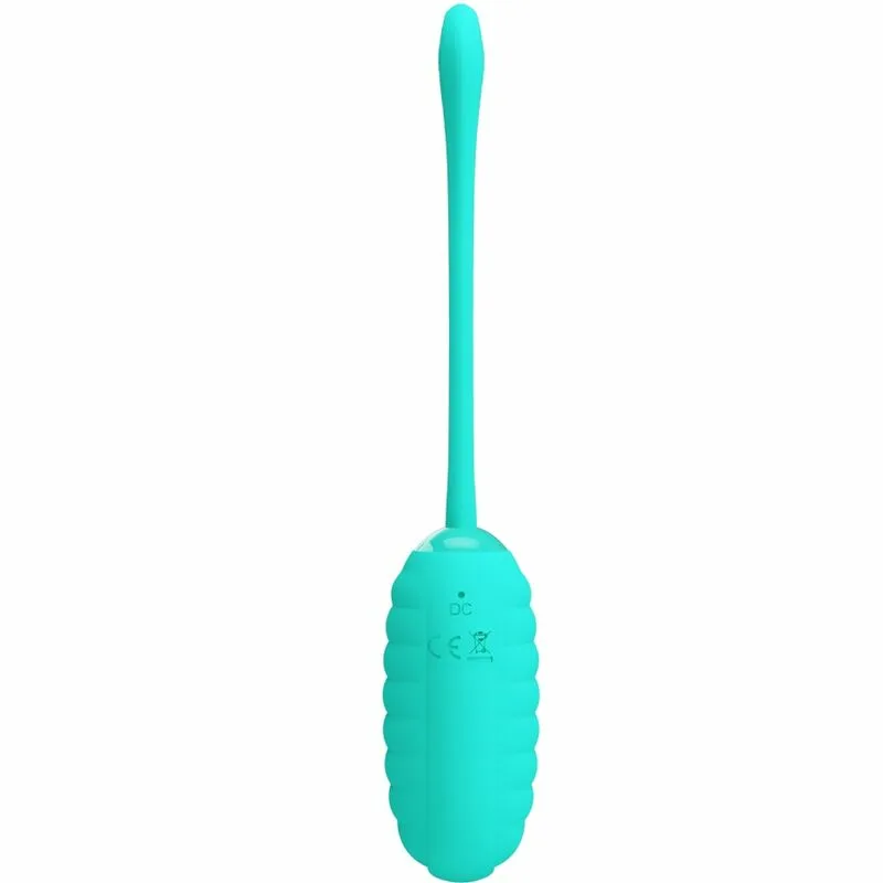 PRETTY LOVE - KIRK HUEVO VIBRADOR RECARGABLE VERDE AGUA - Imagen 2