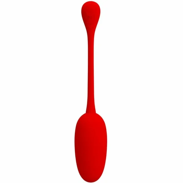 PRETTY LOVE - KNUCKER HUEVO VIBRADOR RECARGABLE ROJO - Imagen 5