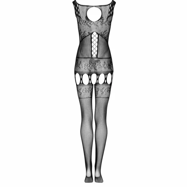LIVCO CORSETTI FASHION - AMBROISE LC 17352 BODYSTOCKING CROTCHLESS NEGRO TALLA ÚNICA - Imagen 4