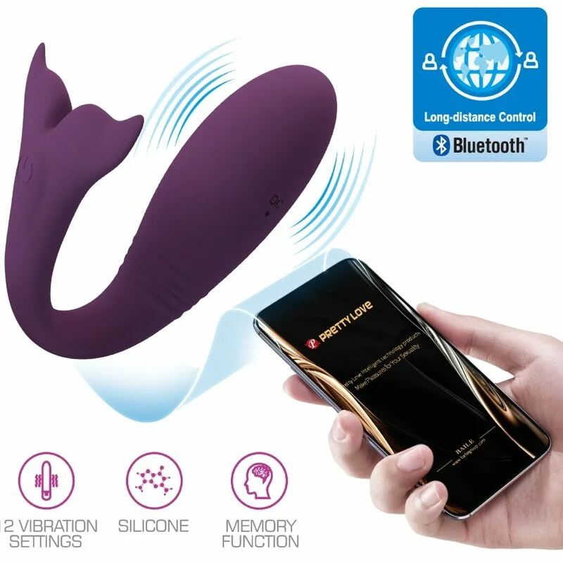 PRETTY LOVE - JAYLEEN VIBRADOR APP CONTROL REMOTO LILA - Imagen 9