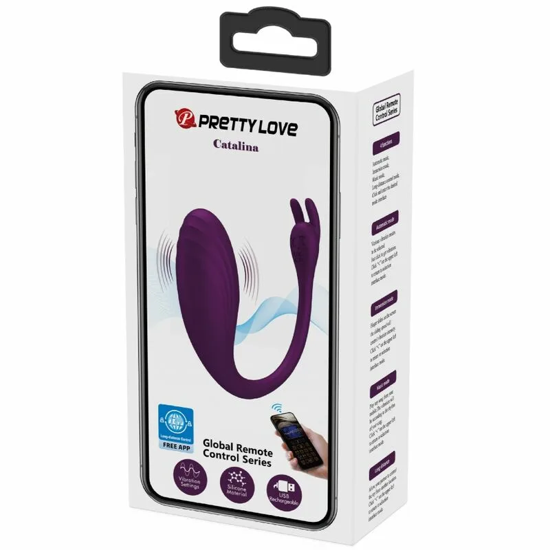 PRETTY LOVE - CATALINA VIBRADOR APP CONTROL REMOTO LILA - Imagen 20