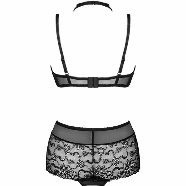 LIVCO CORSETTI FASHION - LINERA FOR THE SENSES COLLECTION SUJETADOR + PANTY NEGRO S/M - Imagen 4