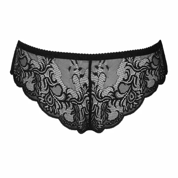 LIVCO CORSETTI FASHION - LOVE STORY LC 90679 PANTY CROTCHLESS NEGRO S/M - Imagen 3