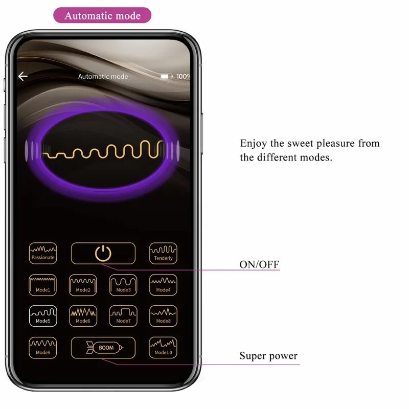 PRETTY LOVE - ELVIRA KEGEL BALLS APP CONTROL REMOTO MORADO - Imagen 13
