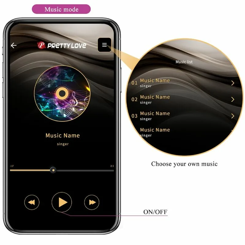 PRETTY LOVE - ELVIRA KEGEL BALLS APP CONTROL REMOTO MORADO - Imagen 16