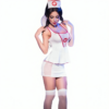 CHILIROSE - CR 4160 DISFRAZ ENFERMERA TOP & FALDA L/XL - Imagen 3