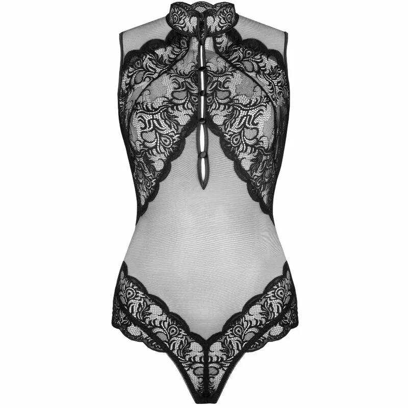 LIVCO CORSETTI FASHION - SAGEN LC 90694 BODY NEGRO S/M - Imagen 5
