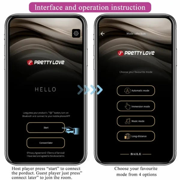 PRETTY LOVE - AUGUST VIBRADOR DOBLE PLACER APP REMOTE - Imagen 13