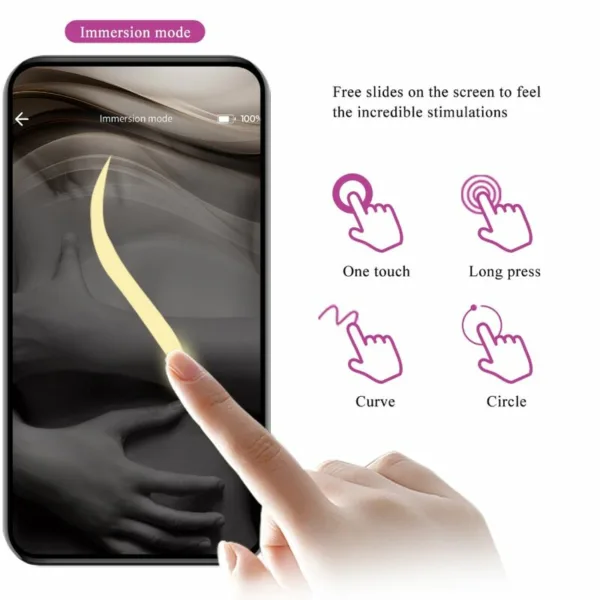 PRETTY LOVE - AUGUST VIBRADOR DOBLE PLACER APP REMOTE - Imagen 16