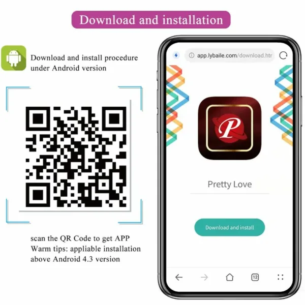 PRETTY LOVE - AUGUST VIBRADOR DOBLE PLACER APP REMOTE - Imagen 9