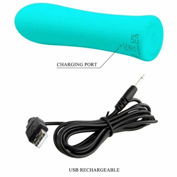 PRETTY LOVE - ALFREDA VIBRADOR SUPER POWER VERDE AGUA - Imagen 7