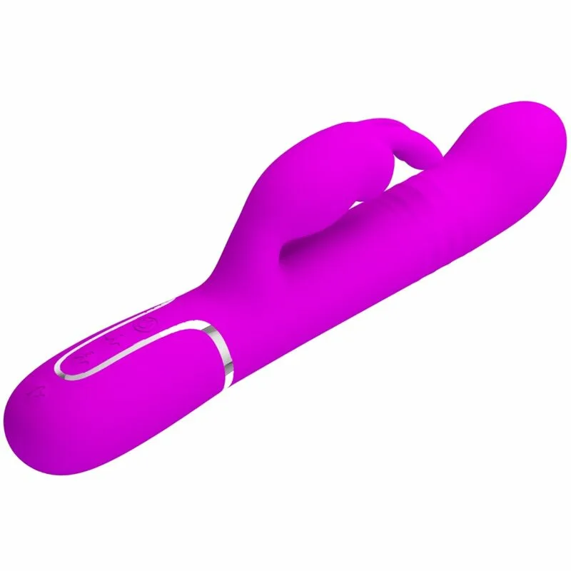 PRETTY LOVE - VIBRADOR COALE RABBIT PERLAS VIOLETA - Imagen 4