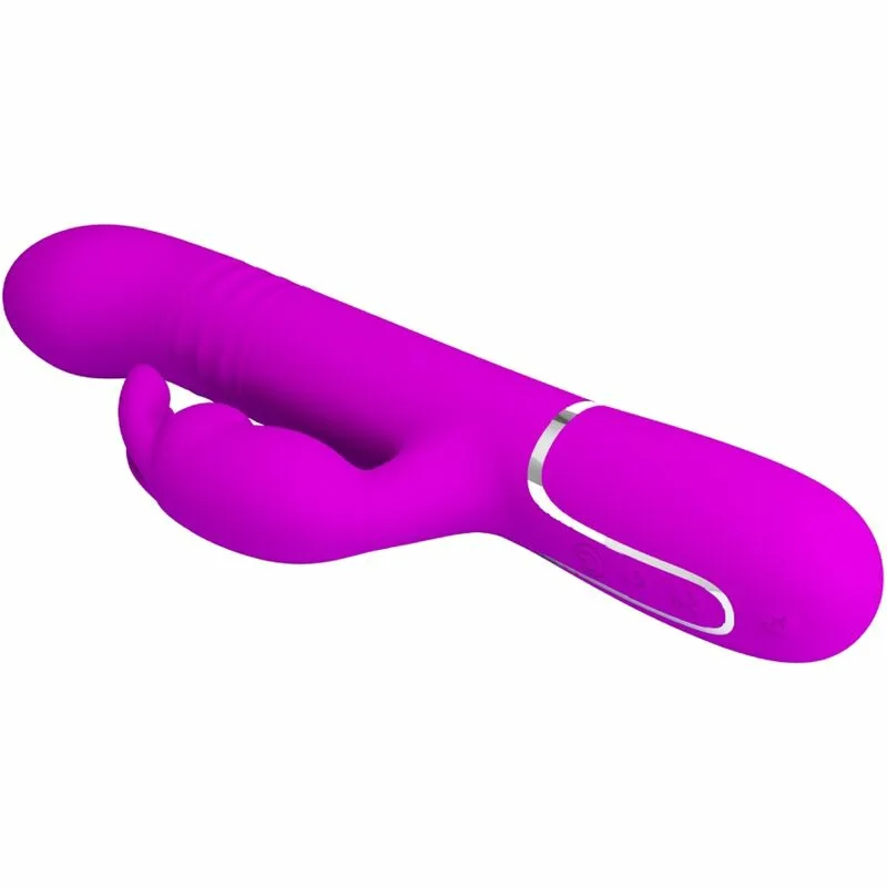 PRETTY LOVE - VIBRADOR COALE RABBIT PERLAS VIOLETA - Imagen 6