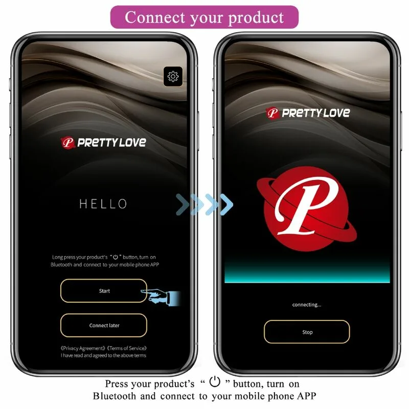 PRETTY LOVE - NYMPH HUEVO VIBRADOR CONTROLADO POR APP LILA - Imagen 12