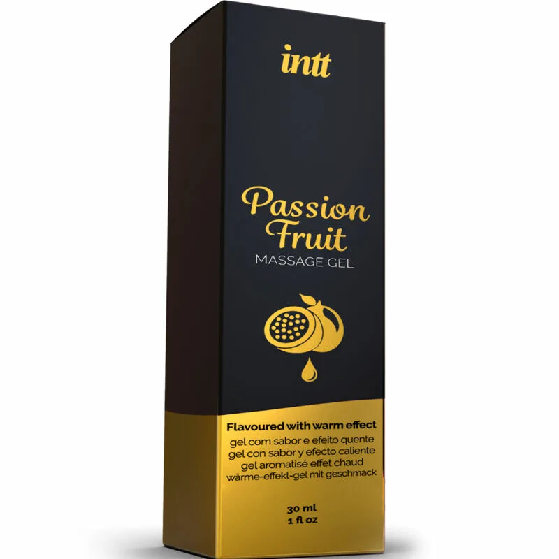 INTT MASSAGE & ORAL SEX - GEL DE MASAJE SABOR A FRUTA DE LA PASIÓN EFECTO CALOR - Imagen 3