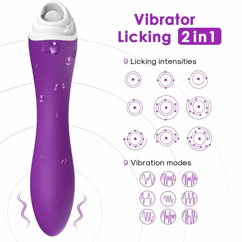ARMONY - FAIRYLAND ESTIMULADOR CON LENGUA CLITORIS & VIBRADOR VIOLETA - Imagen 2