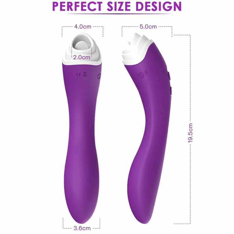 ARMONY - FAIRYLAND ESTIMULADOR CON LENGUA CLITORIS & VIBRADOR VIOLETA - Imagen 4