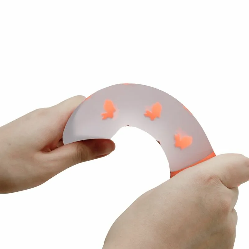 PRETTY LOVE - MAGICAL NIGHTFALL DILDO SIN VIBRACIÓN LUMINOSO NARANJA - Imagen 2