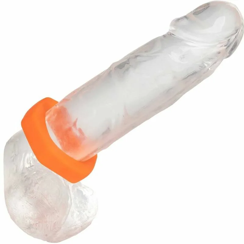 CALEXOTICS - ALPHA ANILLO PROLONG SEXGONO NARANJA - Imagen 8