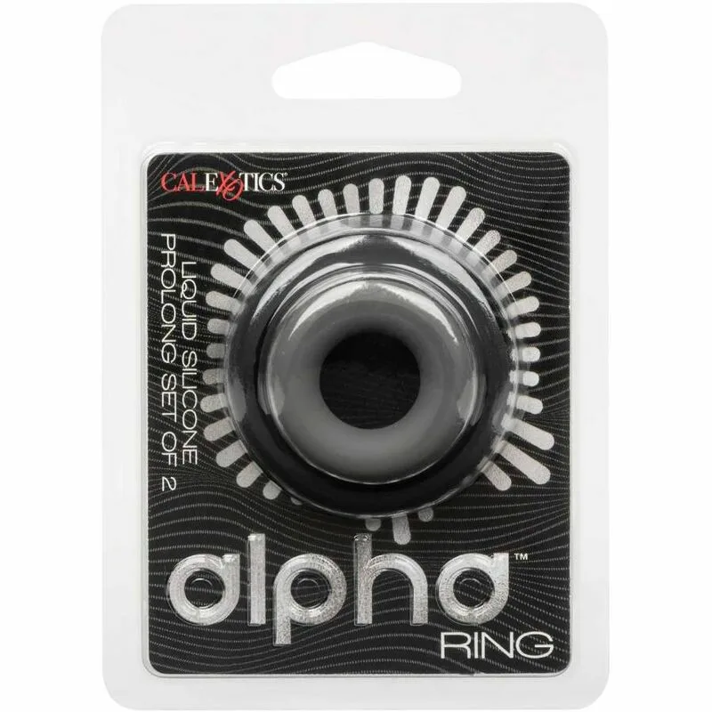 CALEXOTICS - ALPHA SET DE 2 ANILLOS PROLONG GRIS - Imagen 2