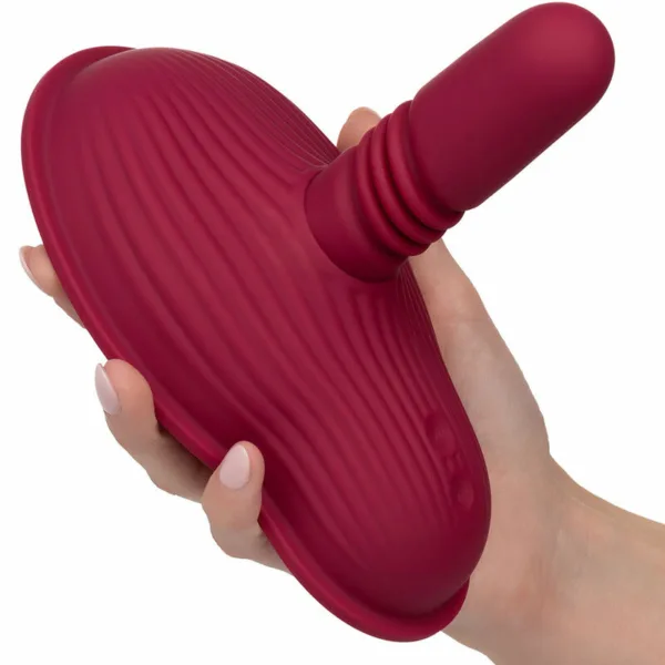 CALEXOTICS - RIDER MASAJEADOR DOBLE MOTOR CONTROL REMOTO ROJO - Imagen 11
