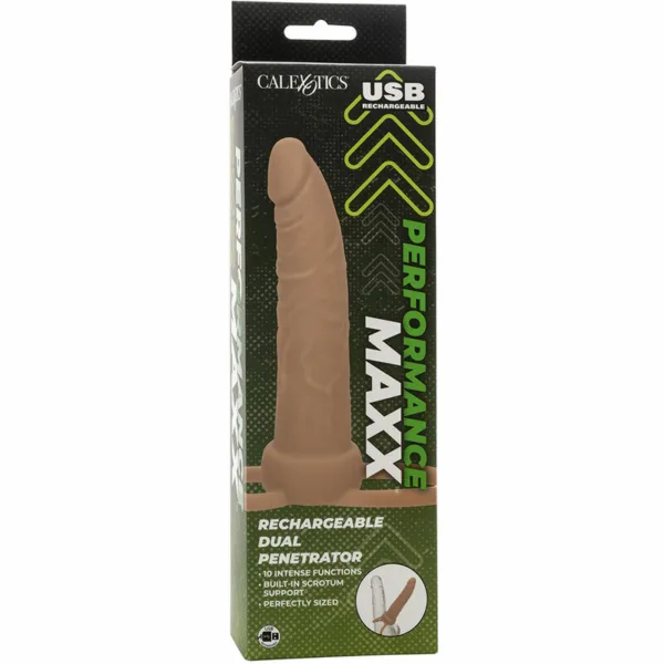 CALEXOTICS - PERFORMANCE MAXX DOBLE PENETRADOR RECARGABLE PIEL CLARO - Imagen 15
